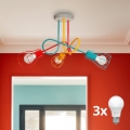 LED Přisazený lustr OXFORD 3xE27/15W/230V