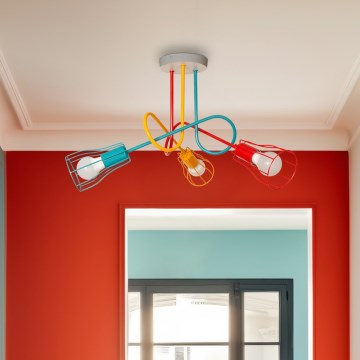 LED Přisazený lustr OXFORD 3xE27/15W/230V