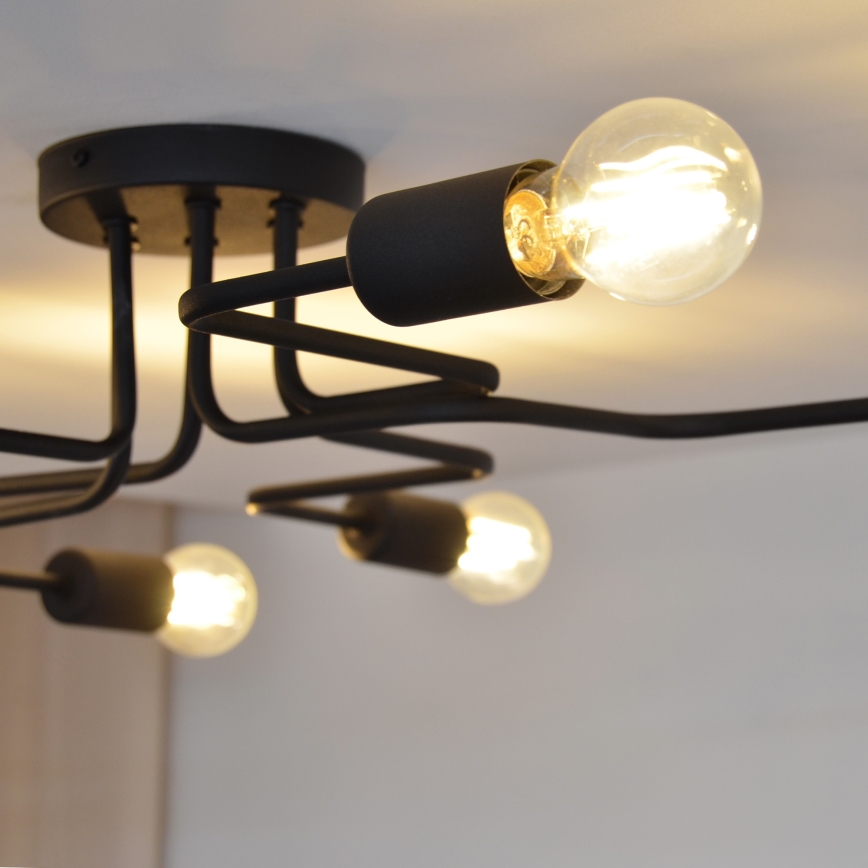 LED Přisazený lustr TUBE 6xE27/15W/230V
