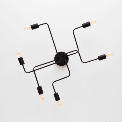 LED Přisazený lustr TUBE 6xE27/15W/230V