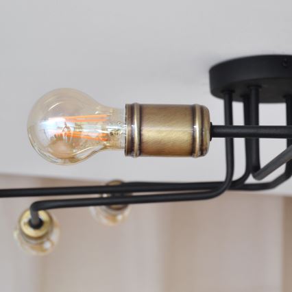 LED Přisazený lustr TUBE 6xE27/15W/230V