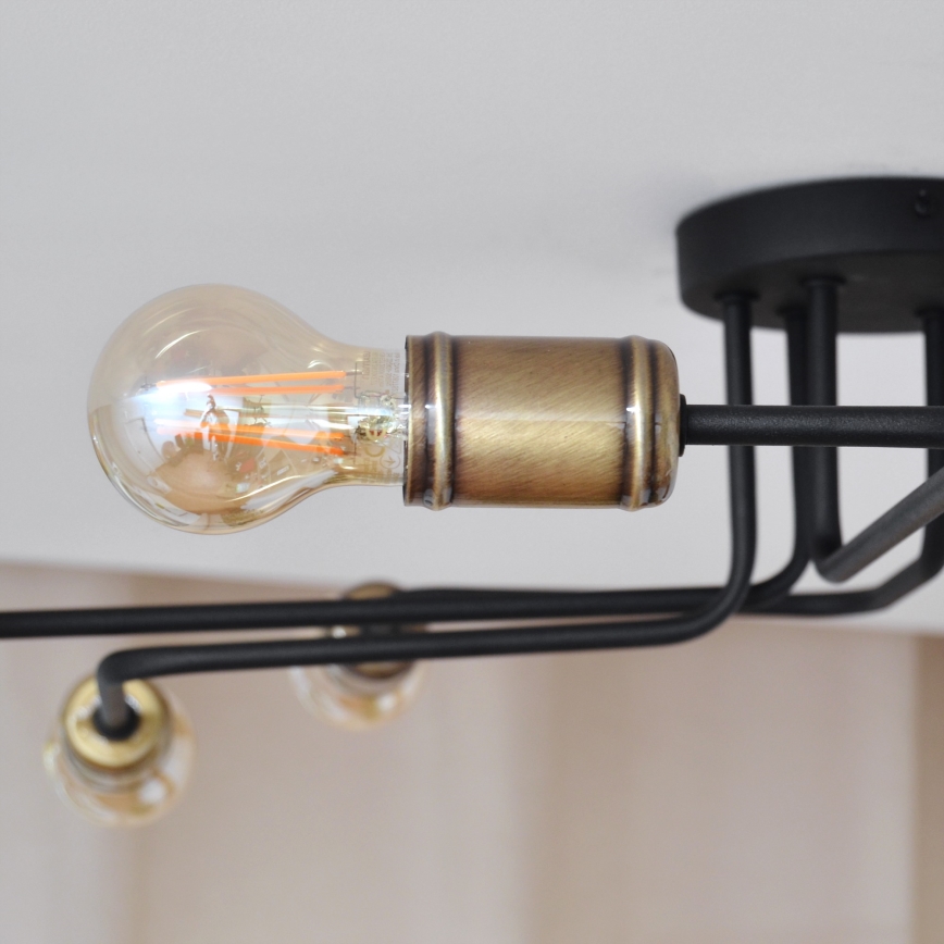 LED Přisazený lustr TUBE 6xE27/15W/230V