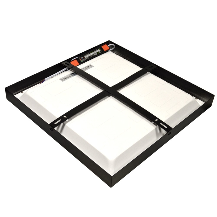 LED Přisazený panel CHRIS LED/20W/230V 4000K 40x40 cm černá