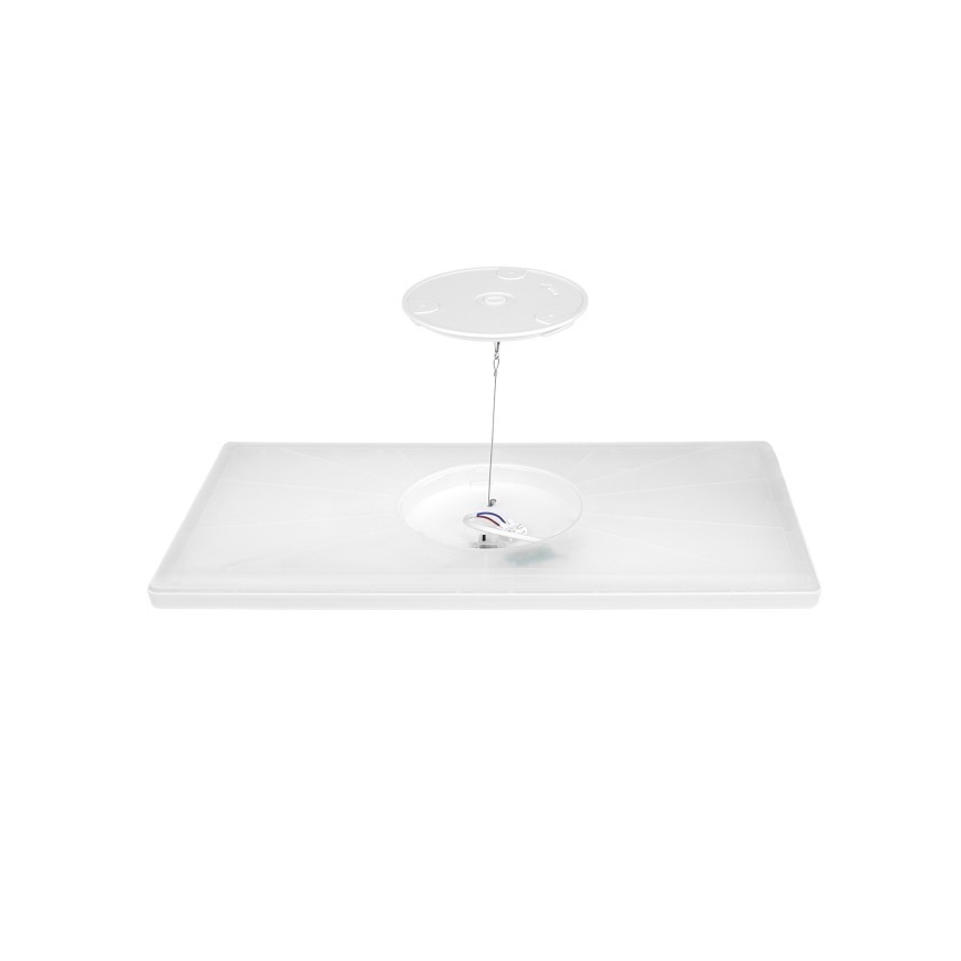 LED Přisazený panel NIVERA LED/32W/230V IP54 3000/4000/6000K 29,5x59,5 cm bílá