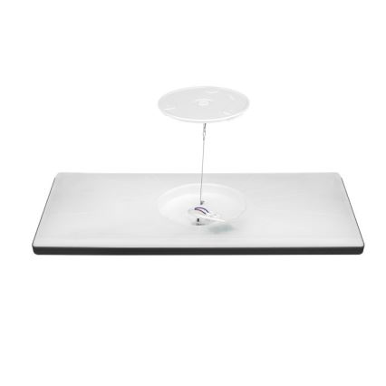 LED Přisazený panel NIVERA LED/32W/230V IP54 3000/4000/6000K 29,5x59,5 cm černá