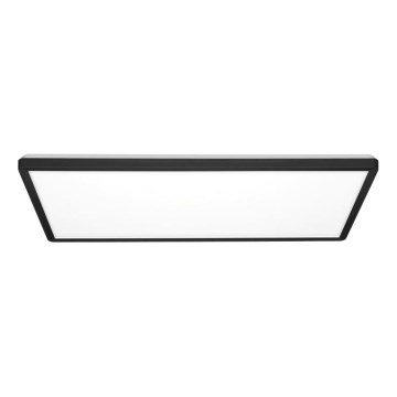 LED Přisazený panel NIVERA LED/32W/230V IP54 3000/4000/6000K 29,5x59,5 cm černá