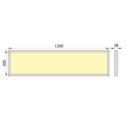 LED Přisazený panel OREGA LED/40W/230V 4000K IP40