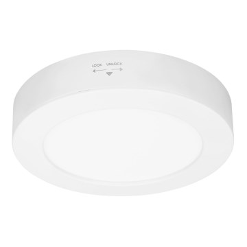 LED Přisazený/podhledový panel 2v1 LED/12W/230V 3000/4000/6000Kpr.17cm IP54 bílá