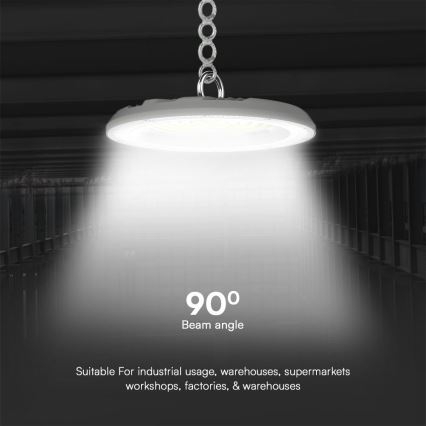 LED Průmyslové svítidlo High Bay LED/100W/230V 3000/4000/6500K IP65 ø 23,5 cm