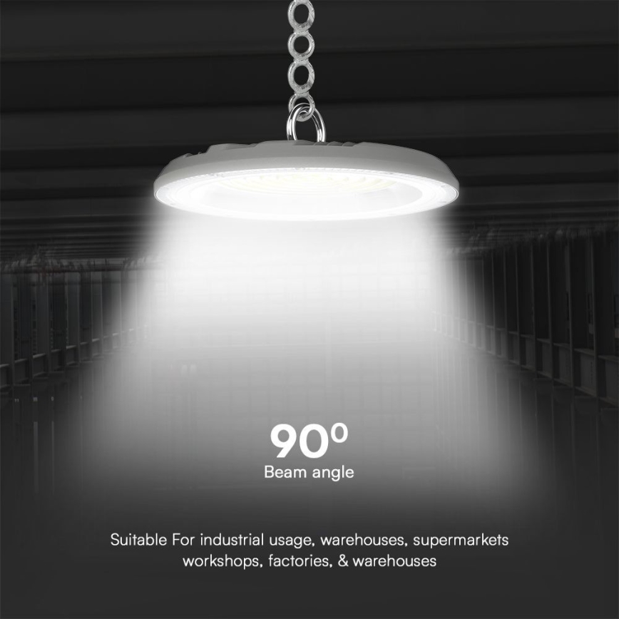 LED Průmyslové svítidlo High Bay LED/100W/230V 3000/4000/6500K IP65 ø 23,5 cm