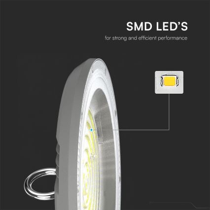 LED Průmyslové svítidlo High Bay LED/100W/230V 3000/4000/6500K IP65 ø 23,5 cm