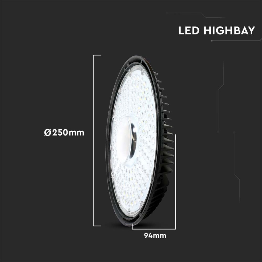 LED Průmyslové svítidlo High Bay LED/100W/230V 4000K IP65