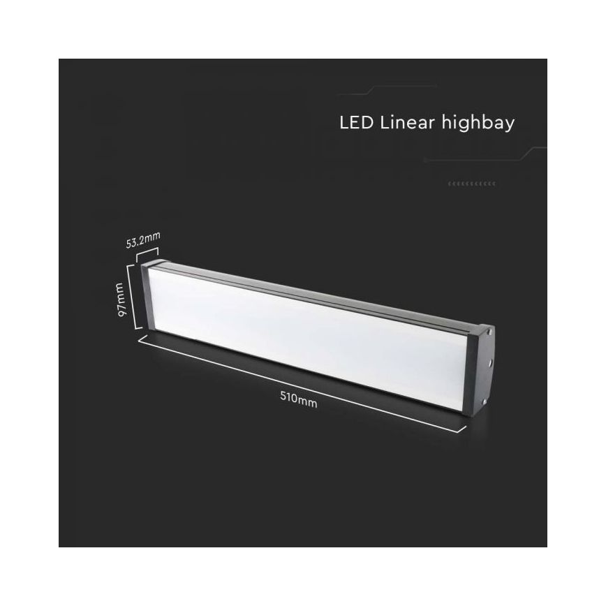 LED Průmyslové svítidlo High Bay LED/100W/230V 6500K IP65