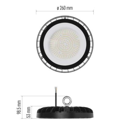 LED Průmyslové svítidlo High Bay LED/133W/230V IP65 4000K