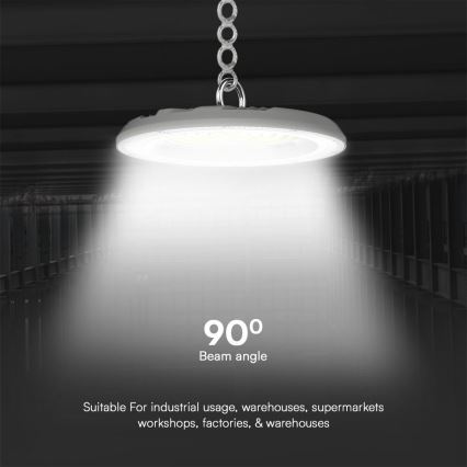 LED Průmyslové svítidlo High Bay LED/150W/230V 3000/4000/6500K IP65 ø 27,7 cm