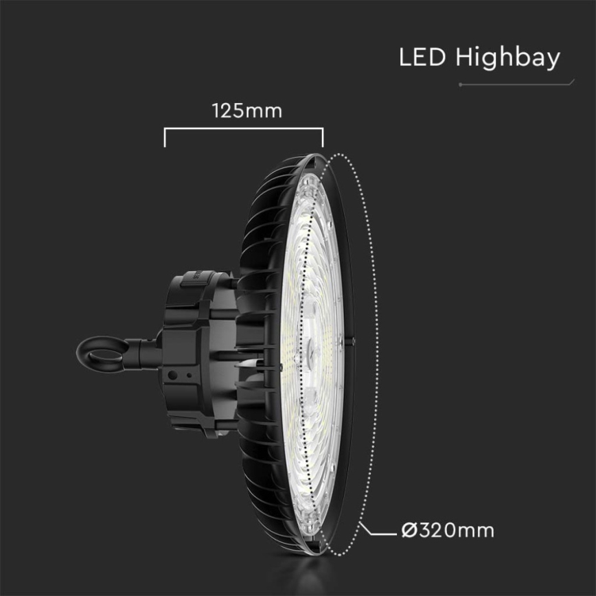 LED Průmyslové svítidlo High Bay LED/200W/230V 3000K/4000K/6000K IP65