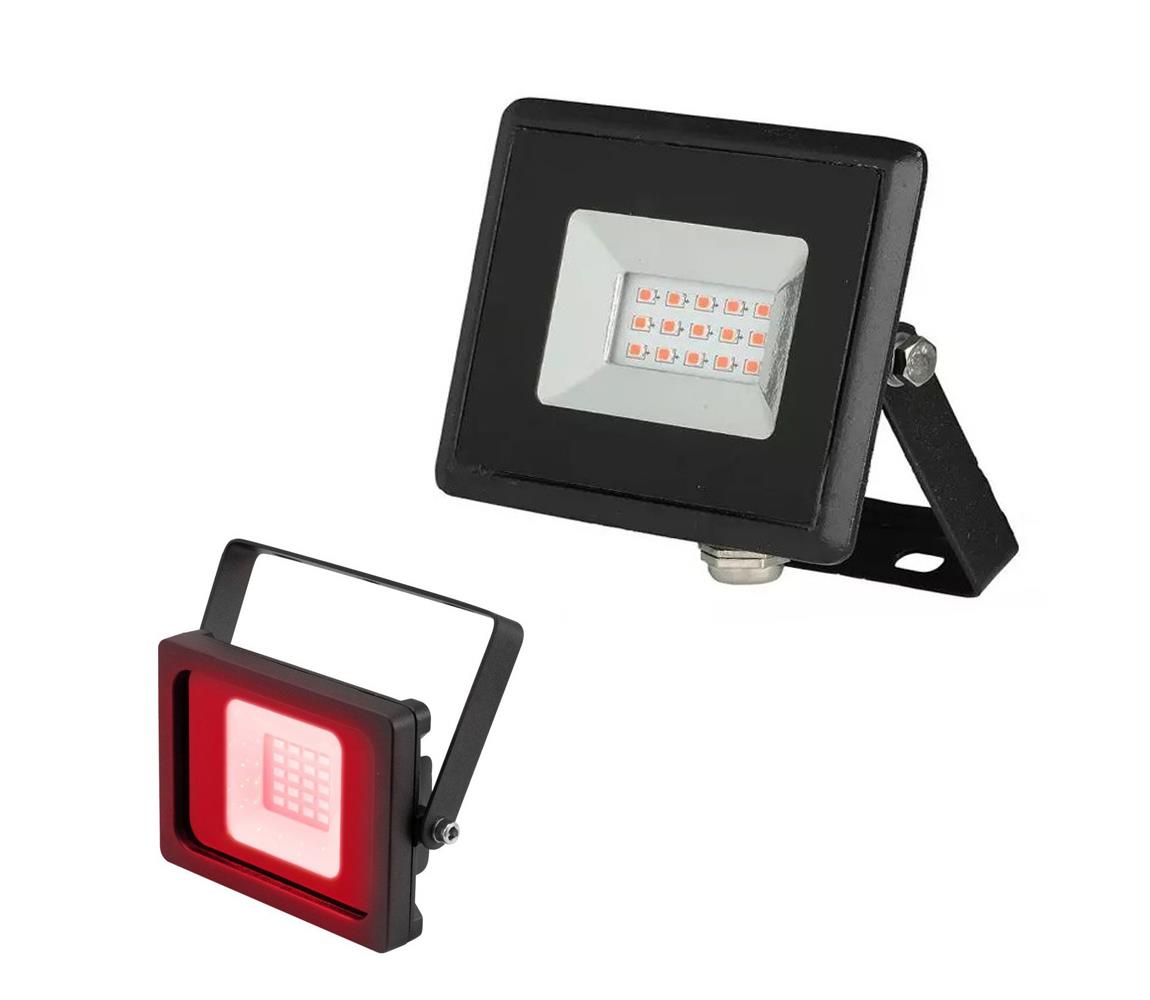 V-Tac LED Reflektor LED/10W/230V IP65 červené světlo VT0690
