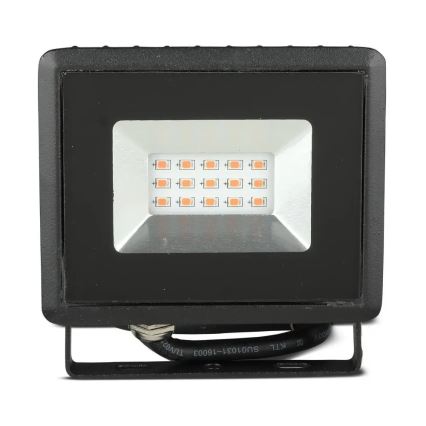 LED Reflektor LED/10W/230V IP65 červené světlo