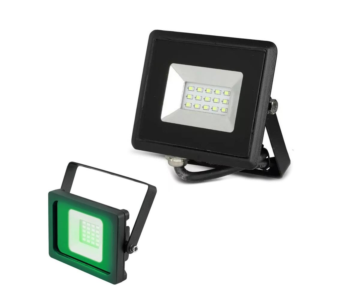 V-Tac LED Reflektor LED/10W/230V IP65 zelené světlo VT0689