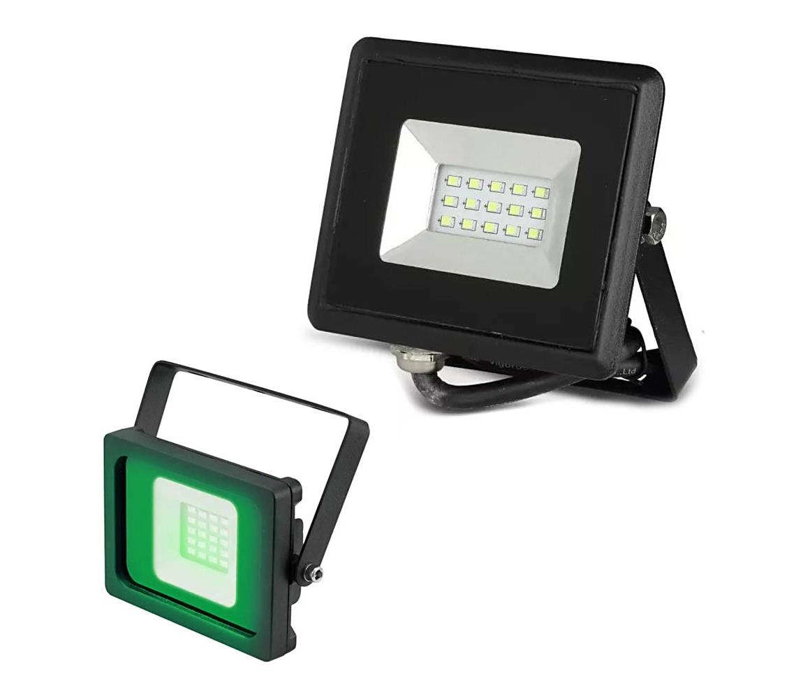 V-Tac LED Reflektor LED/10W/230V IP65 zelené světlo VT0689