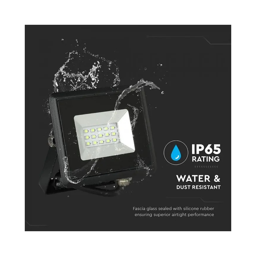 LED Reflektor LED/10W/230V IP65 zelené světlo