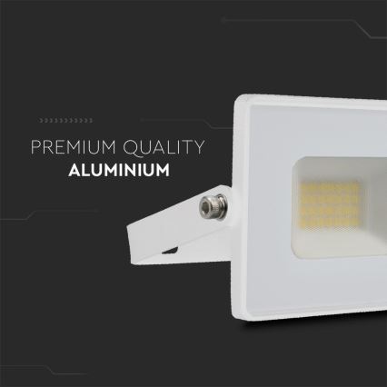 LED Reflektor LED/20W/230V 4000K IP65 bílá