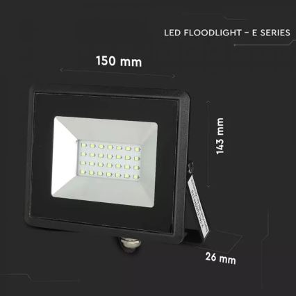 LED Reflektor LED/20W/230V IP65 zelené světlo