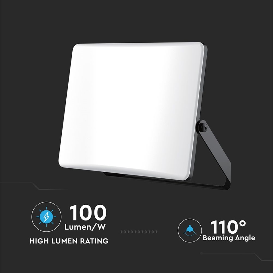 LED Reflektor LED/30W/230V 3000/4000/6500K IP65 černá