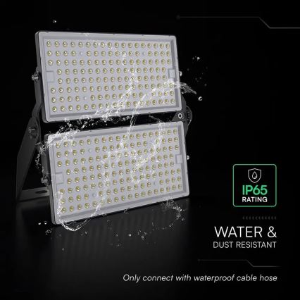 LED Reflektor LED/500W/230V 4000K IP65 šedá