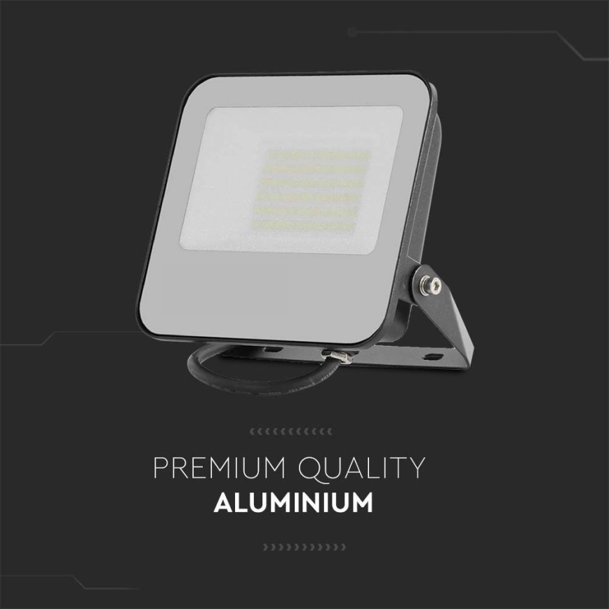 LED Reflektor LED/50W/230V 4000K IP65 černá