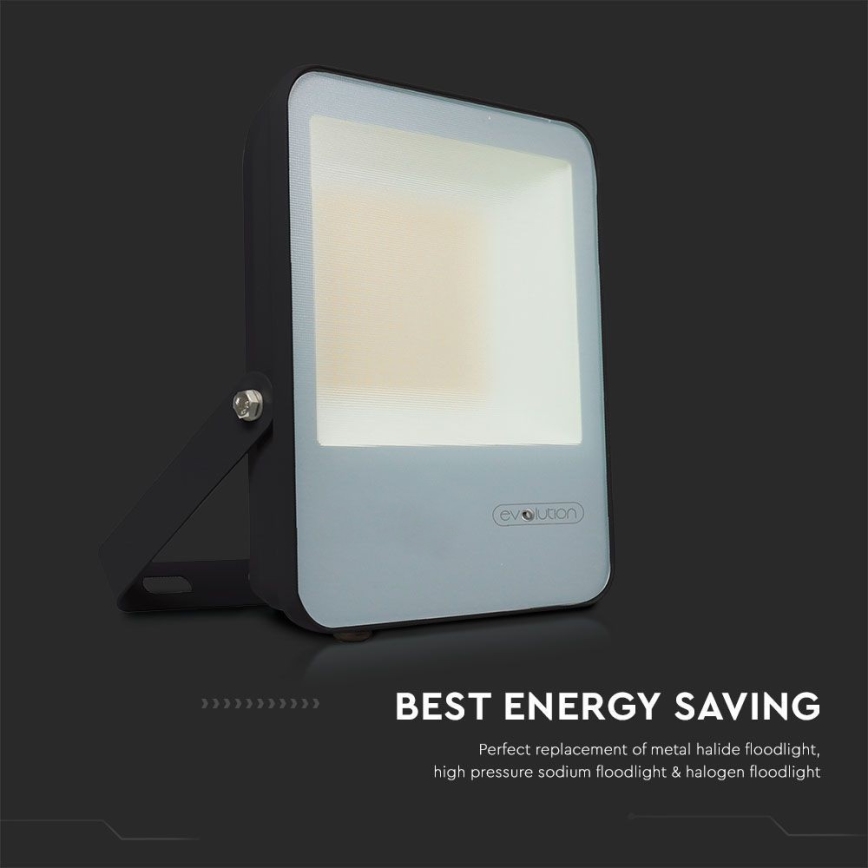 LED Reflektor LED/50W/230V 6400K IP65 černá