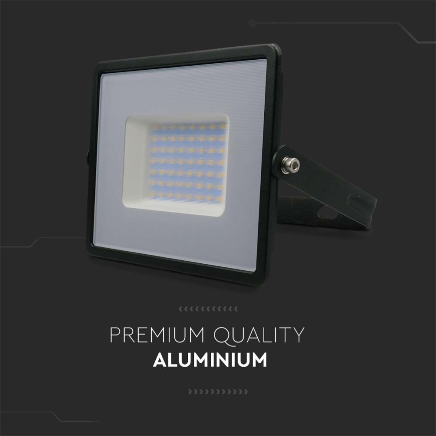 LED Reflektor LED/50W/230V 6500K IP65 černá