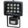LED Reflektor s PIR čidlem T301 12xLED/12W/230V černý IP54
