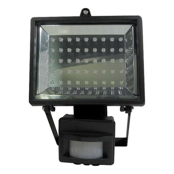 LED Reflektor s PIR čidlem T303 45xLED/3,5W/230V černý LED Reflektor s PIR čidlem T303 45xLED/3,5W/230V černý