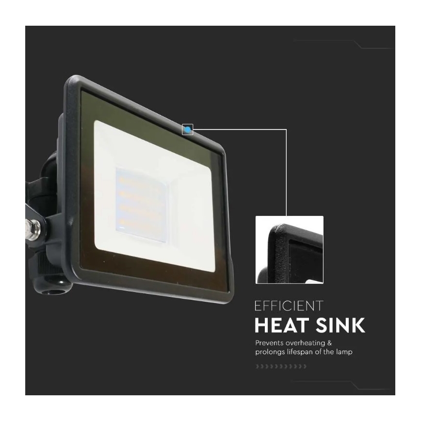LED Reflektor s přímým napojením SAMSUNG CHIP LED/20W/230V IP65 3000K