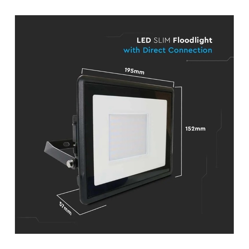 LED Reflektor s přímým napojením SAMSUNG CHIP LED/50W/230V IP65 6500K