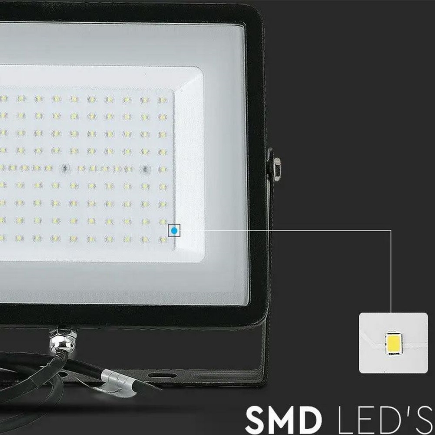 LED Reflektor SAMSUNG CHIP LED/100W/230V 3000K IP65 černá