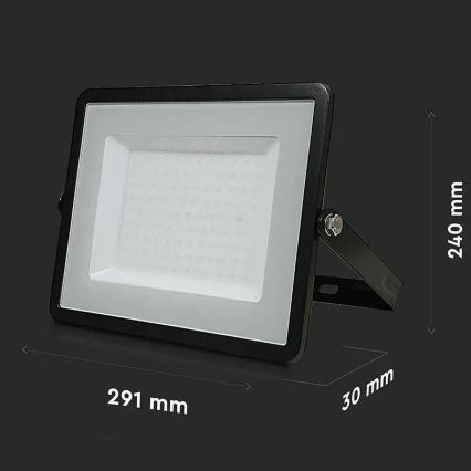 LED Reflektor SAMSUNG CHIP LED/100W/230V 3000K IP65 černá