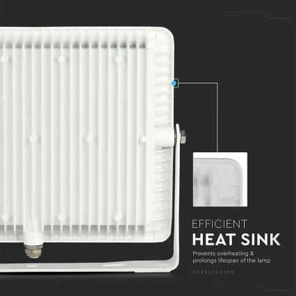LED Reflektor SAMSUNG CHIP LED/100W/230V 4000K IP65 bílá