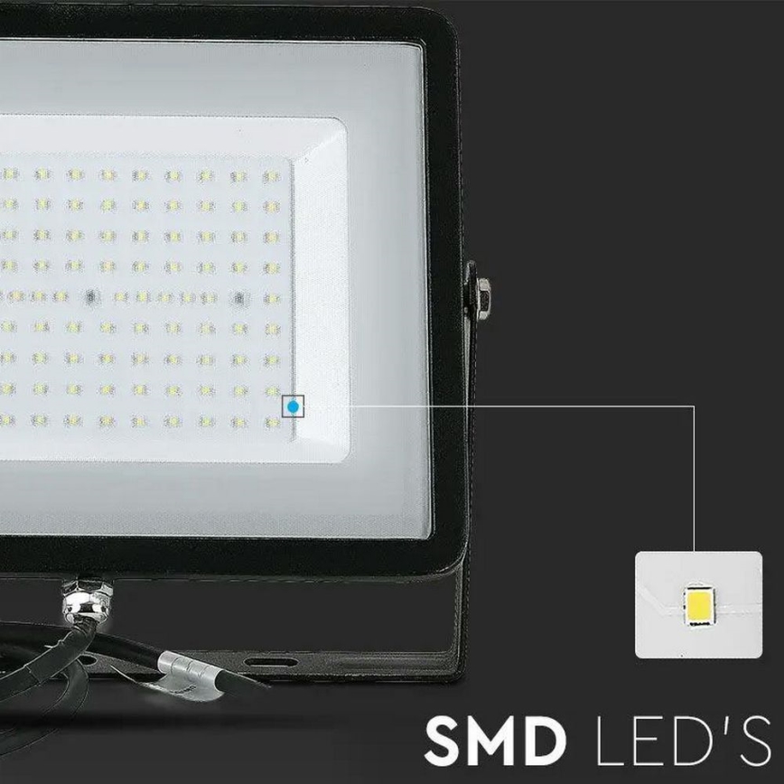 LED Reflektor SAMSUNG CHIP LED/100W/230V 4000K IP65 černá