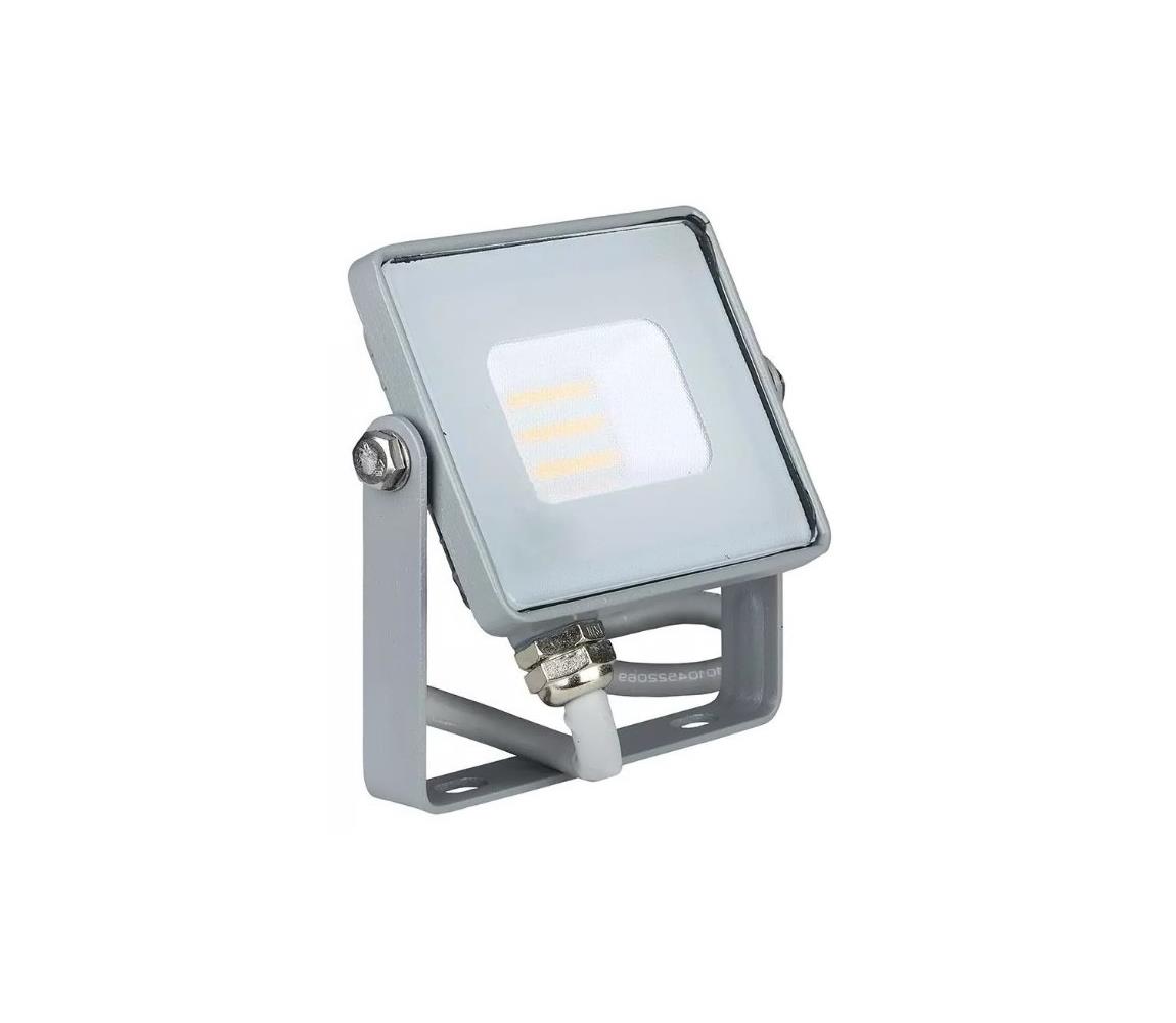 V-Tac LED Reflektor SAMSUNG CHIP LED/10W/230V IP65 4000K šedá VT0723