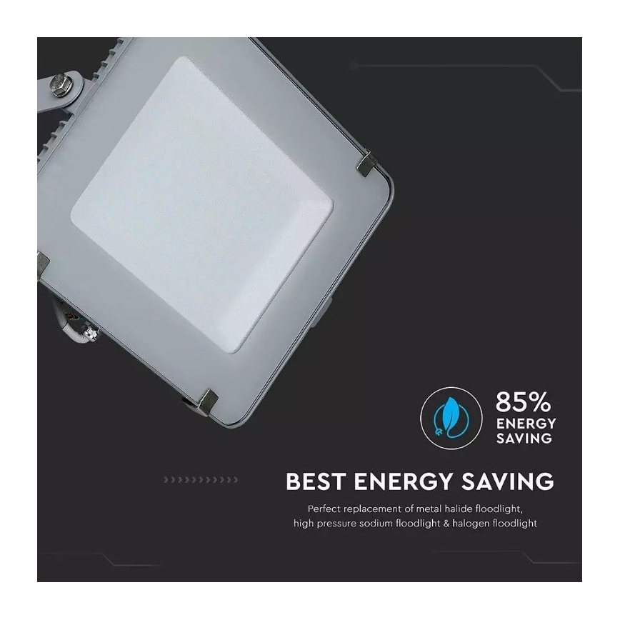 LED Reflektor SAMSUNG CHIP LED/150W/230V 3000K IP65 šedá
