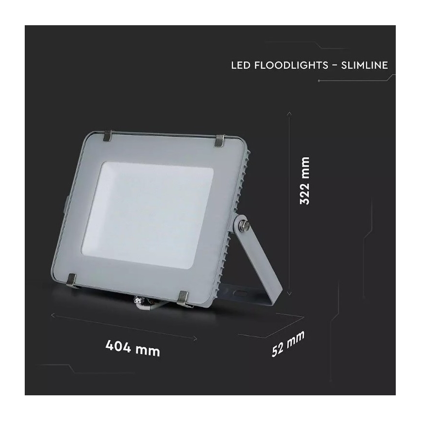 LED Reflektor SAMSUNG CHIP LED/150W/230V 3000K IP65 šedá