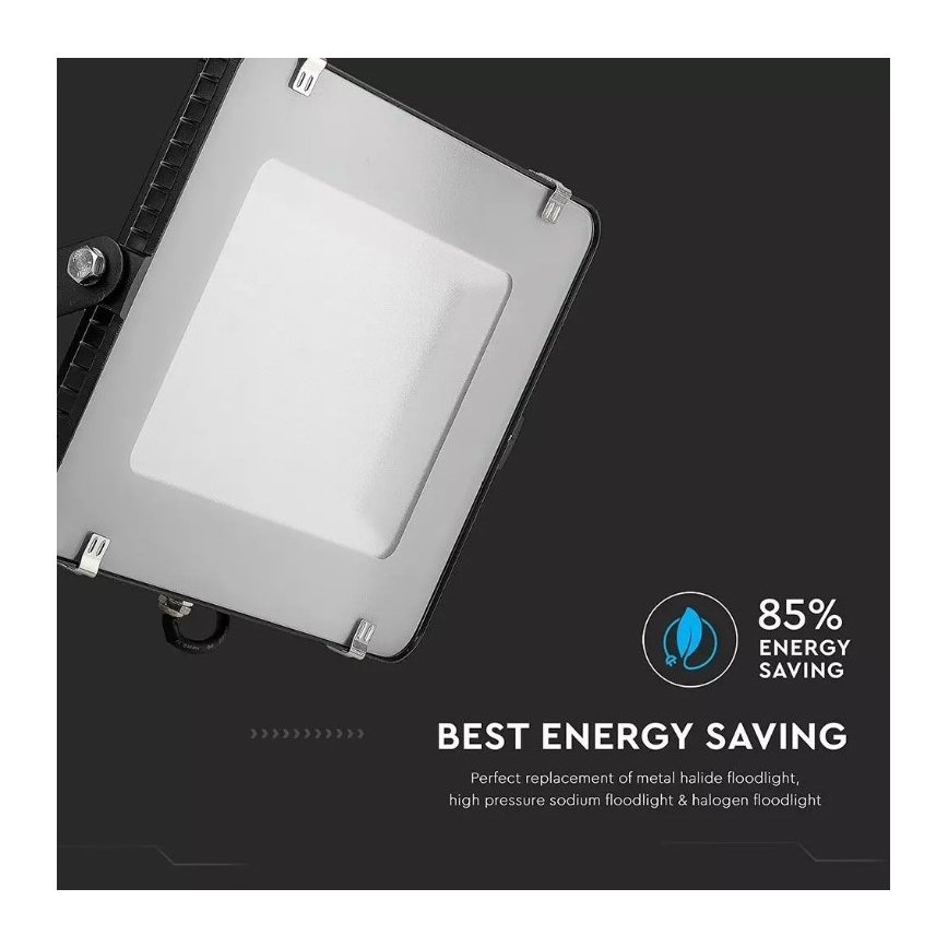 LED Reflektor SAMSUNG CHIP LED/150W/230V 6400K IP65 černá