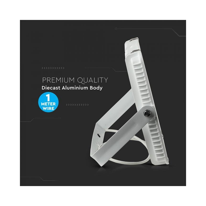 LED Reflektor SAMSUNG CHIP LED/200W/230V 6400K IP65 bílá