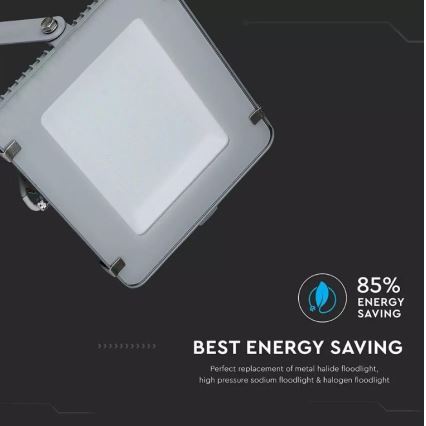 LED Reflektor SAMSUNG CHIP LED/300W/230V 6400K IP65 šedá