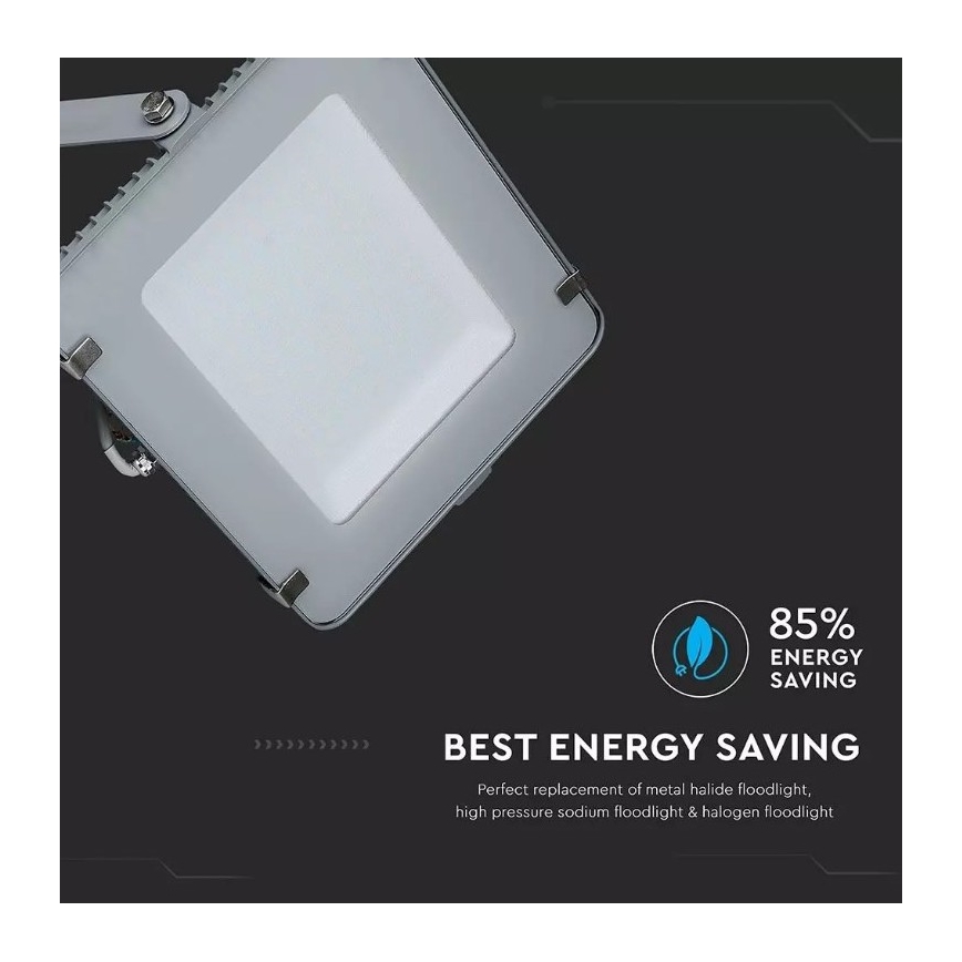 LED Reflektor SAMSUNG CHIP LED/300W/230V 6400K IP65 šedá