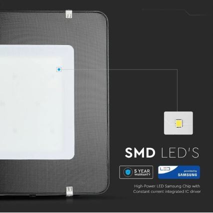 LED Reflektor SAMSUNG CHIP LED/400W/230V IP65 6400K černá
