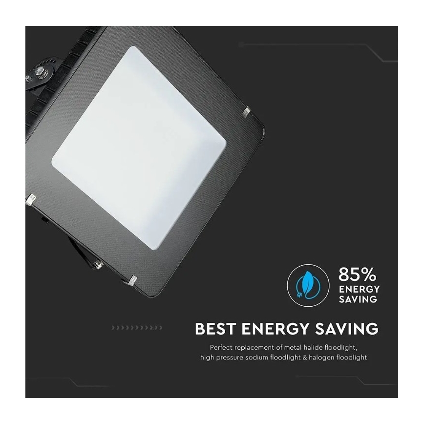 LED Reflektor SAMSUNG CHIP LED/500W/230V IP65 6400K černá