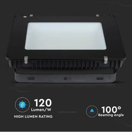 LED Reflektor SAMSUNG CHIP LED/500W/230V IP65 6400K černá